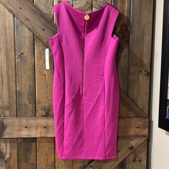 Calvin Klein Vibrant Pinkish Purple Dress - Picture 2 of 4